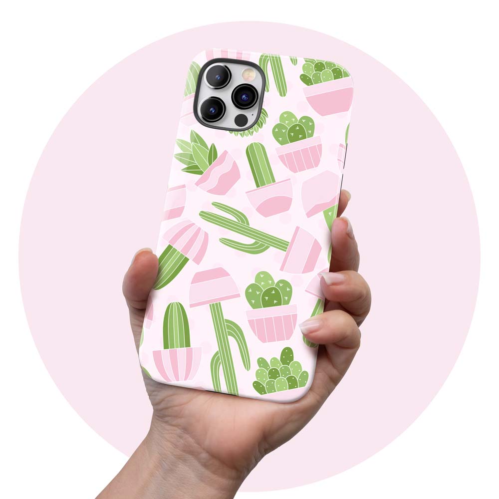 Cactus Pink - Pink Cactus iPhone Case 