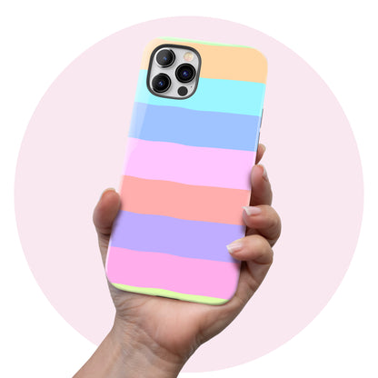 Pastel Rainbow  - Tough iPhone Case