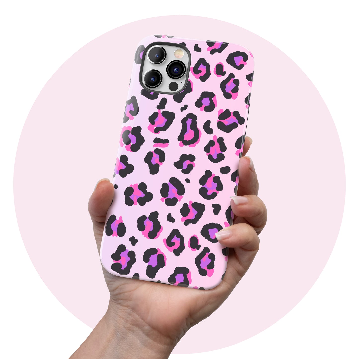 Pink Leopard  - Tough iPhone Case