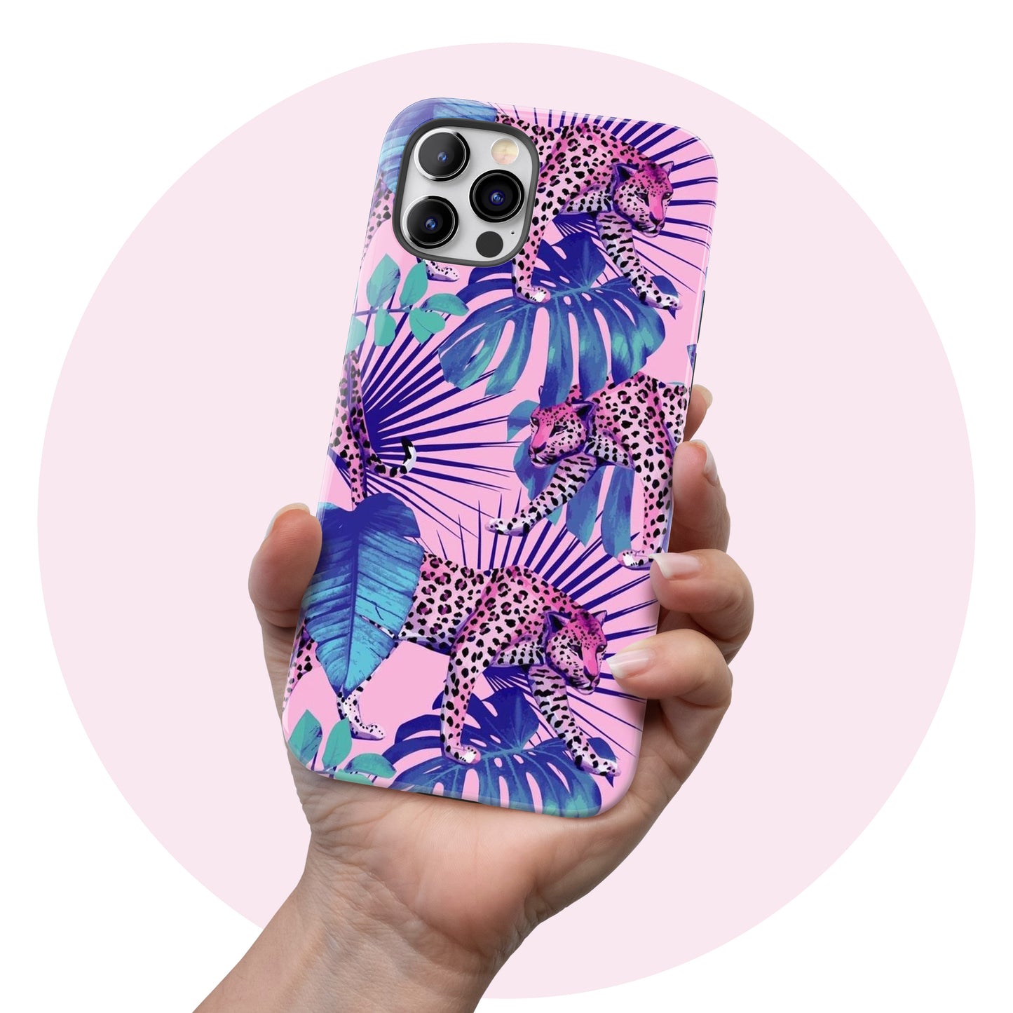 Pink Jungle  - Tough iPhone Case