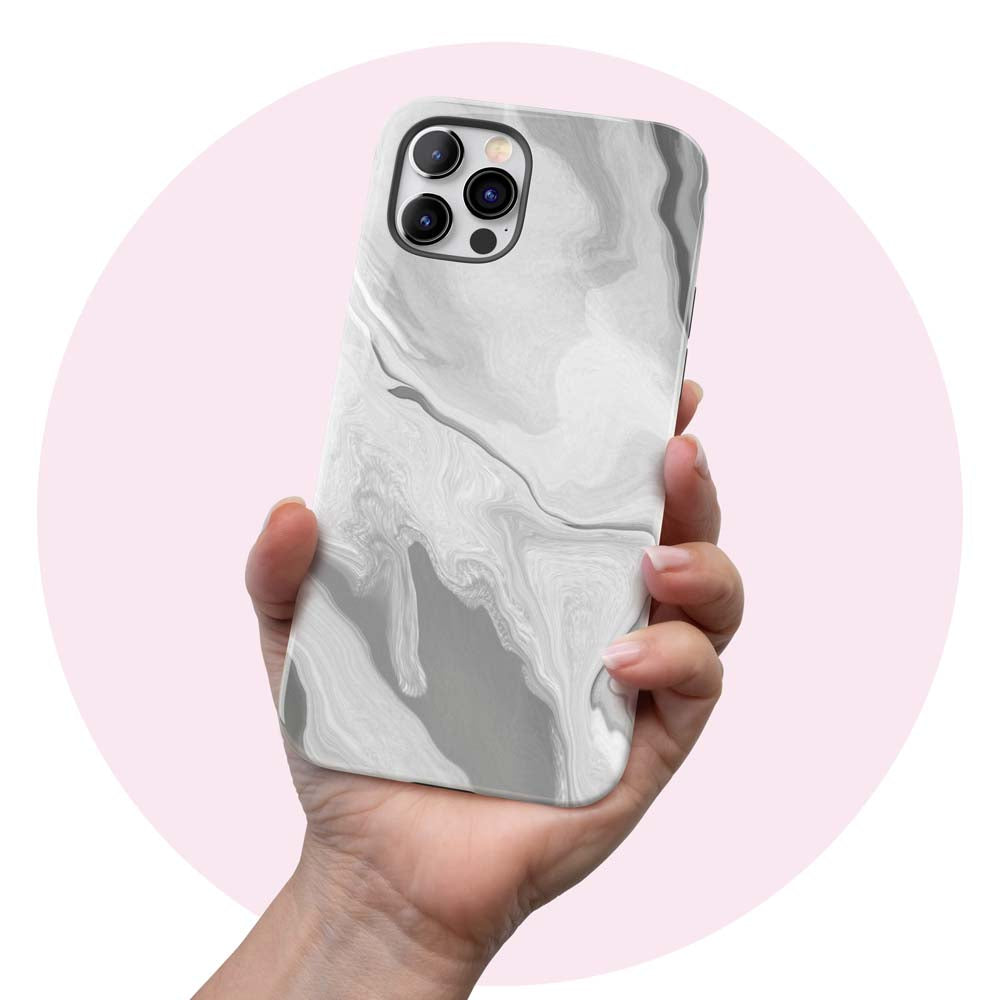 Picasso Grey - Marble iPhone Case