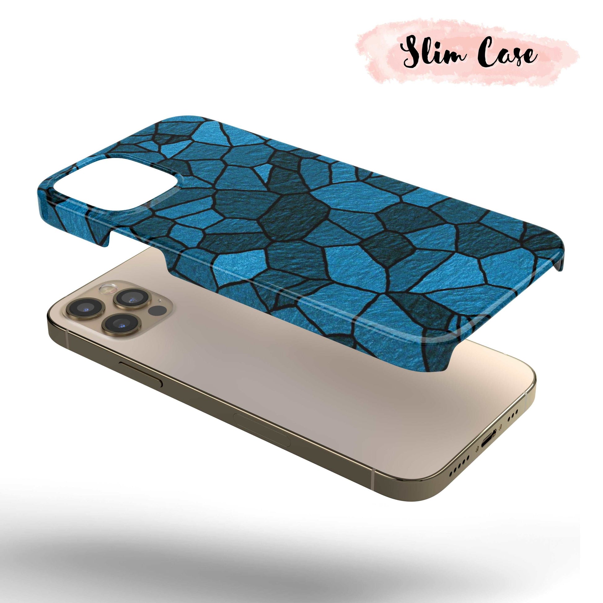 Blue Shatter  - Tough iPhone Case