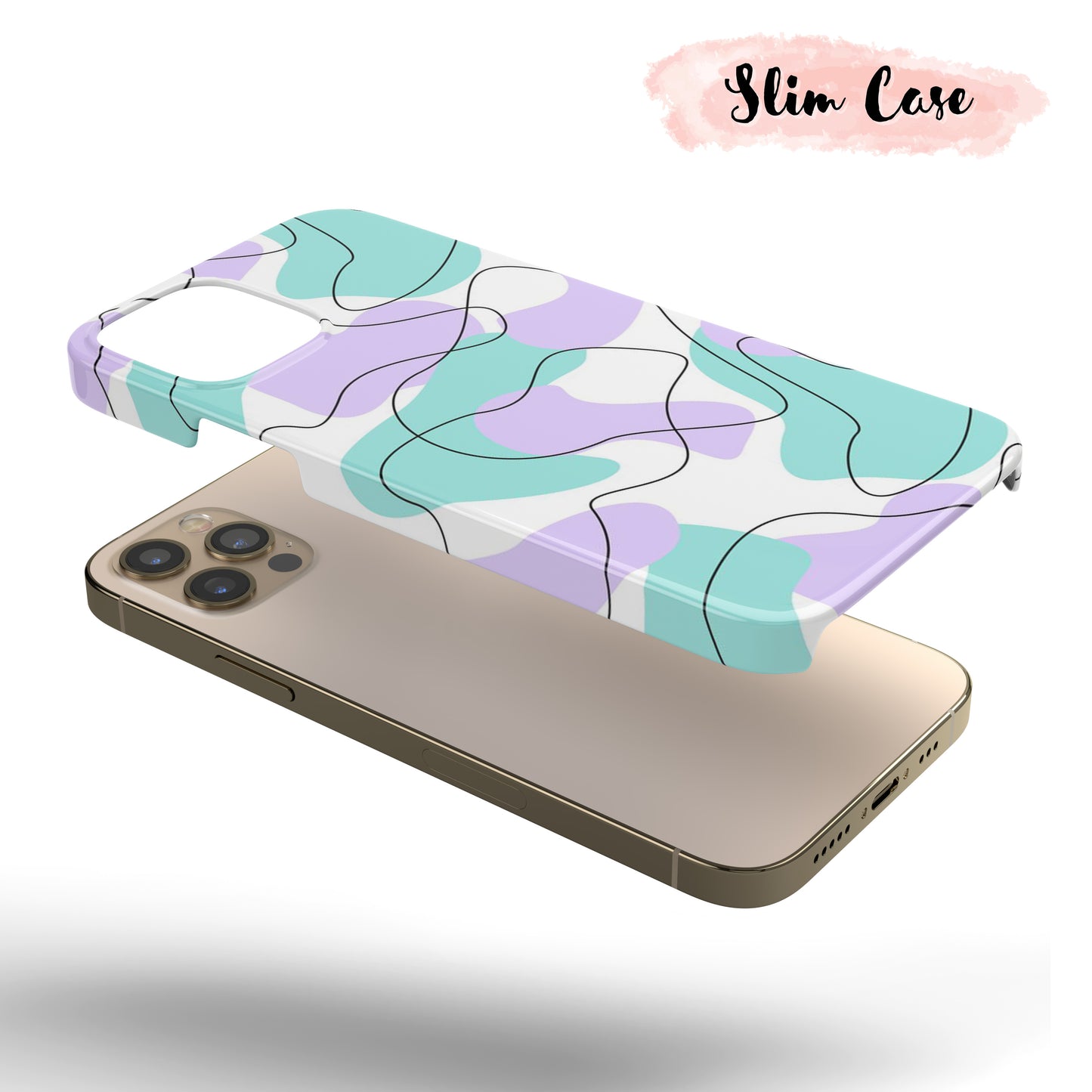 Abstract Overlap - Tough iPhone Case