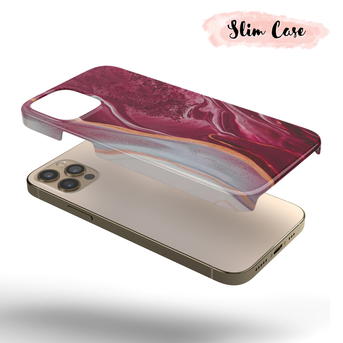 Rojo Marble  - Tough iPhone Case