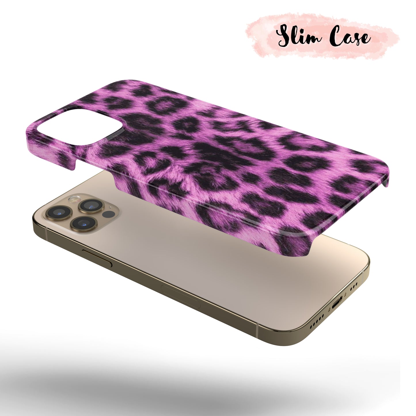 Purple Leopard Fur  - Tough iPhone Case