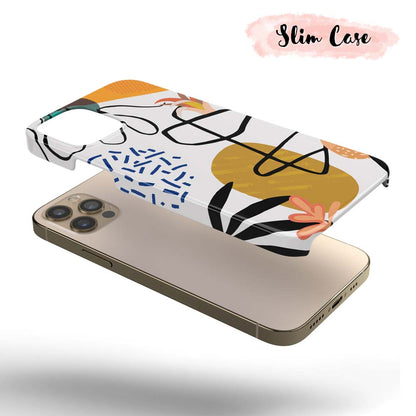 Abstract Tropical - Tough iPhone Case
