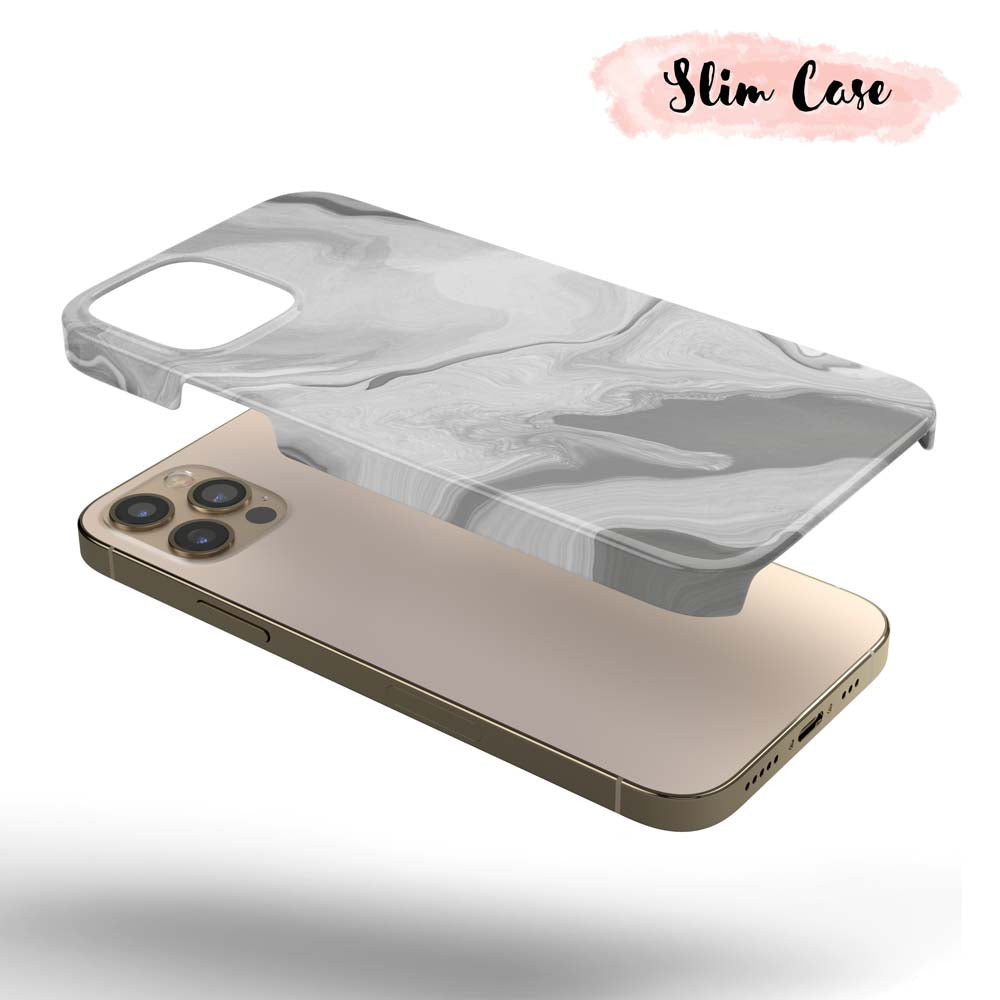 Picasso Grey - Marble iPhone Case