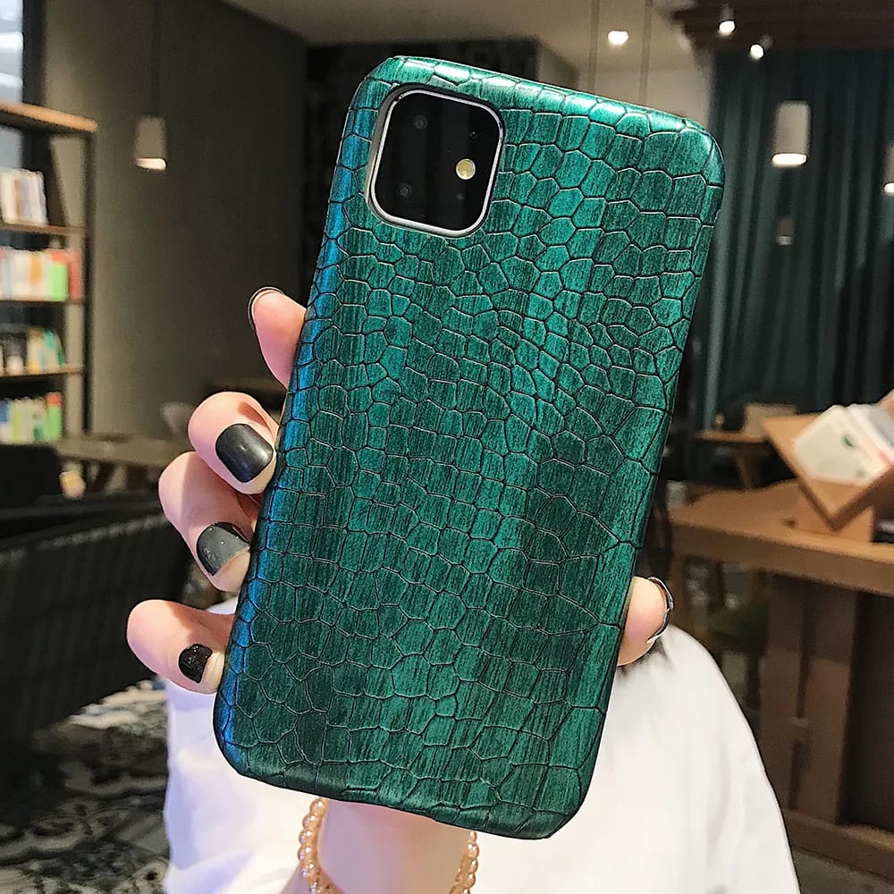 Green Crocodile Skin - In Case UK