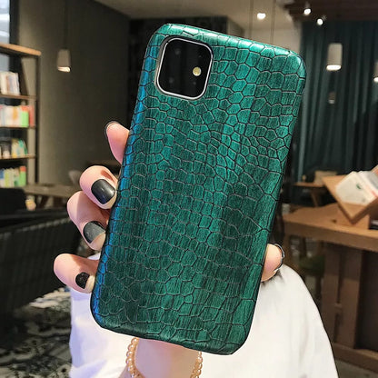 Green Crocodile Skin - In Case UK