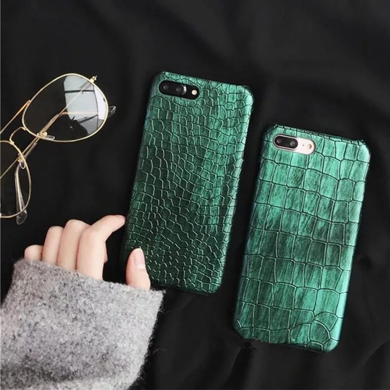 Green Crocodile Skin - In Case UK