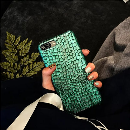 Green Crocodile Skin - In Case UK