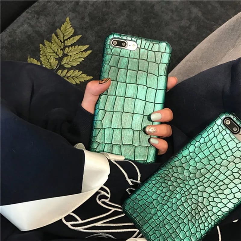 Green Crocodile Skin - In Case UK