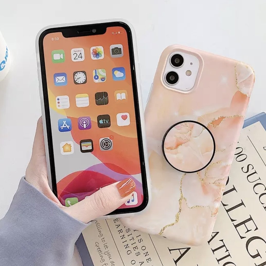 Peach Marble - In Case UK